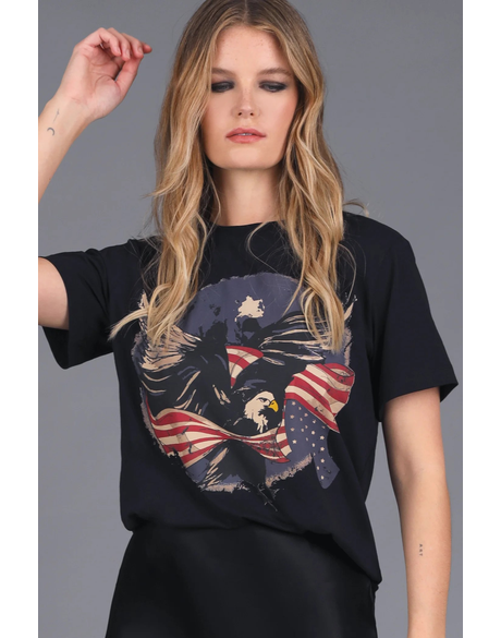 Long Live Eagle Print Tee