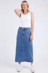 Zoe Midi Denim Skirt