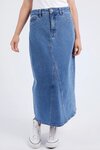 Zoe Midi Denim Skirt