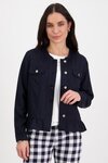 Jacket with Frill Hem