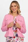 Jacket with Frill Hem