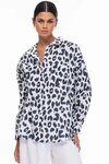 Defiant Shirt (Ivory/Midnight Leopard)