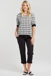 Havana Top (Black Plaid)