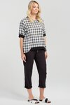 Havana Top (Black Plaid)