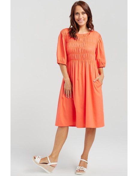 Sienna Dress (Coral)