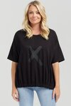 Nikita Top (Black Stripe)