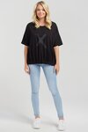 Nikita Top (Black Stripe)