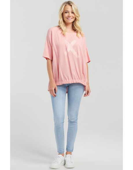 Nikita Top (Pink Stripe)