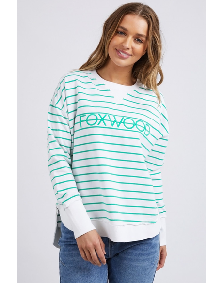 Simplified Stripe Crew (Green)