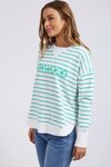 Simplified Stripe Crew (Green)