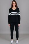 Theresa Two-Stripe Sweatshirt