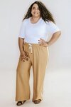 Indiana Side Stripe Wide Leg Pant