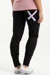 Apartment Pants (Black w Lilac X)