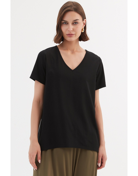 V Neck Swing Tee