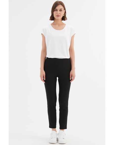 Straight Crop Pant - High Ankle 