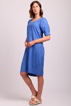 Dress - V Neck, Puff Sleeve