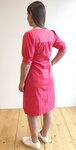 Dress - V Neck, Puff Sleeve