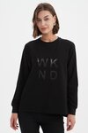 Embossed Metallic WKND Sweat