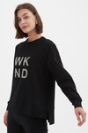 Embossed Metallic WKND Sweat