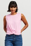 Twist Tank (Barbie Pink)