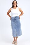 Eloise Denim Midi Skirt