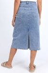 Eloise Denim Midi Skirt