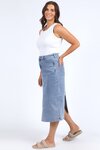 Eloise Denim Midi Skirt