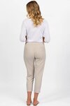 7/8 Length Skinny Leg Elastic Waist Pant 