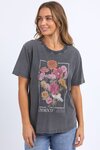 In Bloom Tee (Washed Black)