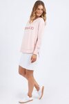 Simplified Metallic Crew (Pale Pink)