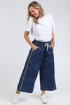 Greta Wide Leg Pant - Side Tape 