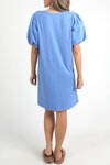 Joy Dress (Cerulean Blue)