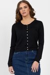 Merino Cropped Cardi