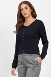 Merino Cropped Cardi