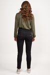 Skinny Leg Ankle Grazer Jean w/ Side Waistband Elastic