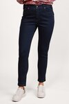 Skinny Leg Ankle Grazer Jean w/ Side Waistband Elastic