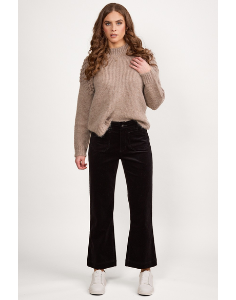 Wide Leg Ankle Grazer Pant