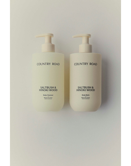 Australian Made Saltbush and Hinoki Wood Body Care Duet