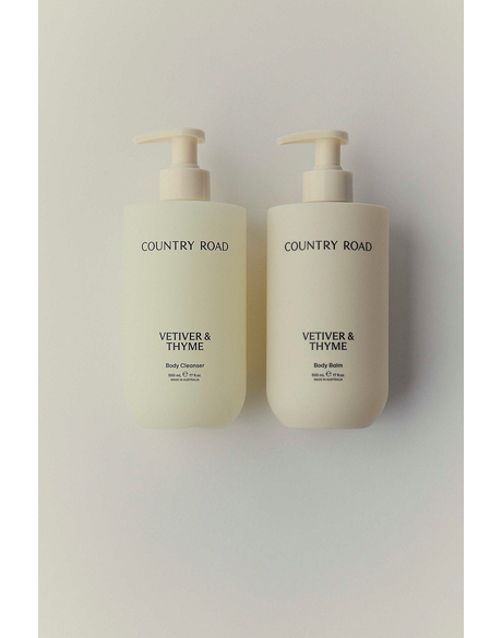 Australian Made Vetiver and Thyme Body Care Duet