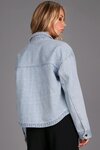 Button Front Denim Jacket