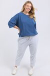 Mazie Sweat (Denim Look)