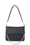 Daria Shoulder Bag (Black Bubble)