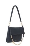 Daria Shoulder Bag (Black Bubble)