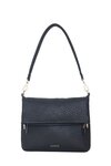 Daria Shoulder Bag (Black Bubble)