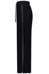 Indiana Wide Leg Pants (Black with Satin)