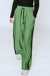 Indiana Wide Leg Pants (Dill with Black Stripe)