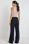 Zoey Black Denim High Rise Wide Leg Pocket Jean