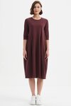 Diagonal Seam Winter Dress