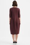 Diagonal Seam Winter Dress