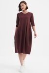 Diagonal Seam Winter Dress